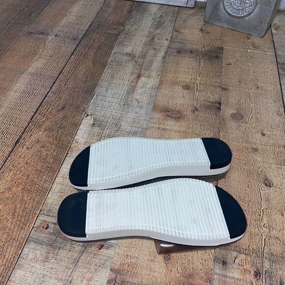 Juicy Couture In Love Black Smoke Clear Transparent Slides Sandals RARE - Picture 8 of 12